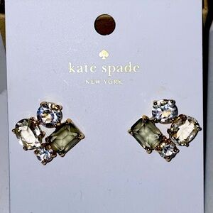Kate Spade neutral, multi-colored earrings